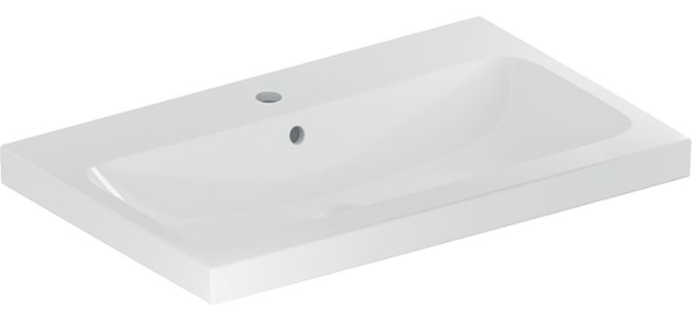GEBERIT ICON LIGHT umyvadlo 75 cm, s otvorem pro baterii a přepadem, KeraTect 501.835.00.2 Obrázek - Hlavní obrázek