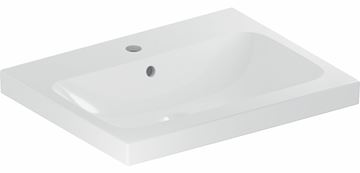 GEBERIT ICON LIGHT umyvadlo 60 cm, s otvorem pro baterii a přepadem, KeraTect