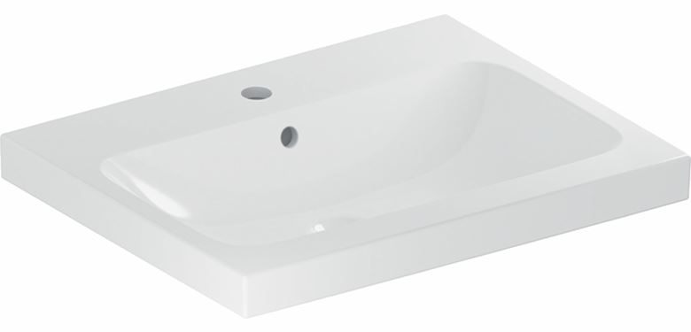 GEBERIT ICON LIGHT umyvadlo 60 cm, s otvorem pro baterii a přepadem, KeraTect 501.834.00.2 Obrázek - Hlavní obrázek
