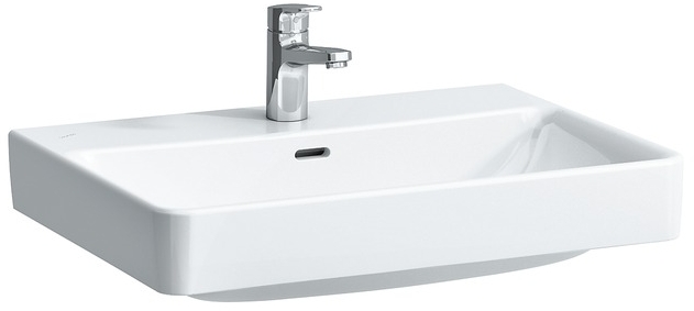LAUFEN PRO S umyvadlo 65 cm, s otvorem pro baterii a přepadem, LCC H8169644001041 Obrázek - Hlavní obrázek