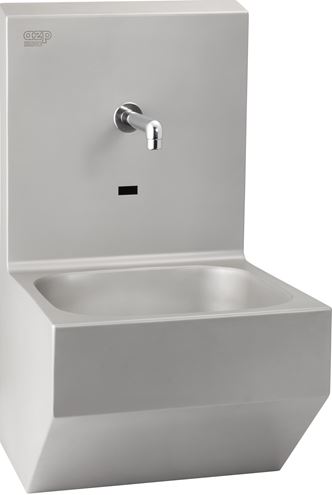 AZP BRNO umyvadlo 41 cm, se senzorovou baterií, napájení z baterie, nerez AUM 08.2B Obrázek - Hlavní obrázek