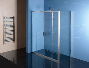 POLYSAN EASY LINE boční stěna 80x190 cm, aluchrom/čiré sklo