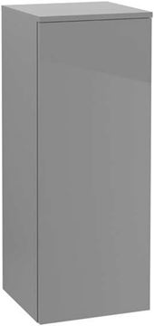 VILLEROY & BOCH VERITY LINE nízká skříňka 35,1x34,3x88,8 cm, 1 dvířka, panty vlevo, Push-open, Glossy White