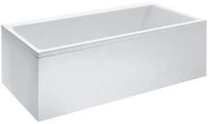 LAUFEN PRO rohová vana 180x80 cm, s konstrukcí a L-panelem levým, akrylát