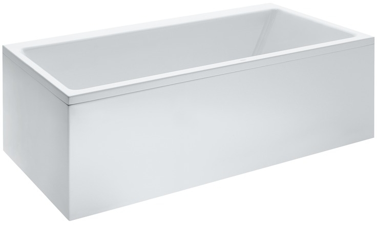 LAUFEN PRO rohová vana 180x80 cm, s konstrukcí a L-panelem levým, akrylát H2329550000001 Obrázek - Hlavní obrázek