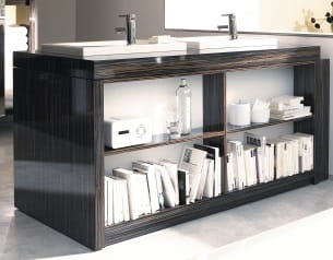 DURAVIT 2ND FLOOR umyvadlo 60 cm, s otvorem pro baterii a přepadem 0347600000 Obrázek - fotka