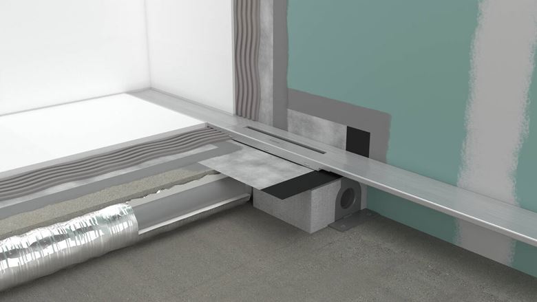 HANSGROHE 1000 RAINDRAIN FLEX vrchní sada sprchového žlabu, zkracovatelný, pro instalaci ke stěně, matná černá 56053670 Obrázek - fotka