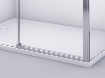 RONAL DIVERA D22S2B sprchové dveře 120x200 cm, posuvné, aluchrom/čiré sklo D22S2B 120 50 07 Obrázek - fotka