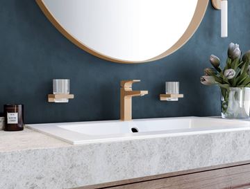 HANSGROHE METROPOL umyvadlová stojánková baterie, s odtokovou soupravou, EcoSmart, matná bílá 32507700 Obrázek - fotka