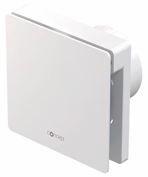 CONCEPT SILENZIO 100 VK NF axiální ventilátor 100 mm, nástěnný/stropní, s časovačem a čidlem vlhkosti