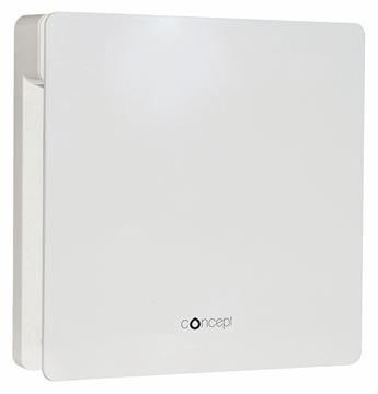 CONCEPT SILENZIO 100 VK NF axiální ventilátor 100 mm, nástěnný/stropní, s časovačem a čidlem vlhkosti 11238 Obrázek - fotka