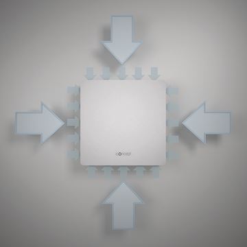 CONCEPT SILENZIO 100 VK N axiální ventilátor 100 mm, nástěnný/stropní, s časovačem 11237 Obrázek - fotka