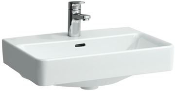 LAUFEN PRO S umyvadlo 55 cm, s otvorem pro baterii a přepadem, LCC