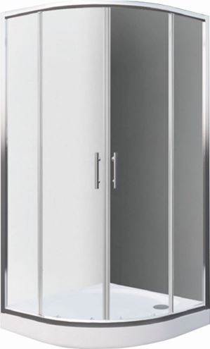 EASY ELR2 800 LH/CS sprchový kout 80x80 cm, R550, posuvné dveře, brillant/transparent 542-8000000-00-02 Obrázek - Hlavní obrázek