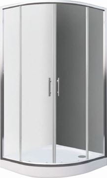 EASY ELR2 900 LH/CS sprchový kout 90x90 cm, R550, posuvné dveře, brillant/transparent