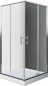EASY ELS2 900 LH/CS sprchový kout 90x90 cm, rohový vstup, posuvné dveře, brillant/transparent