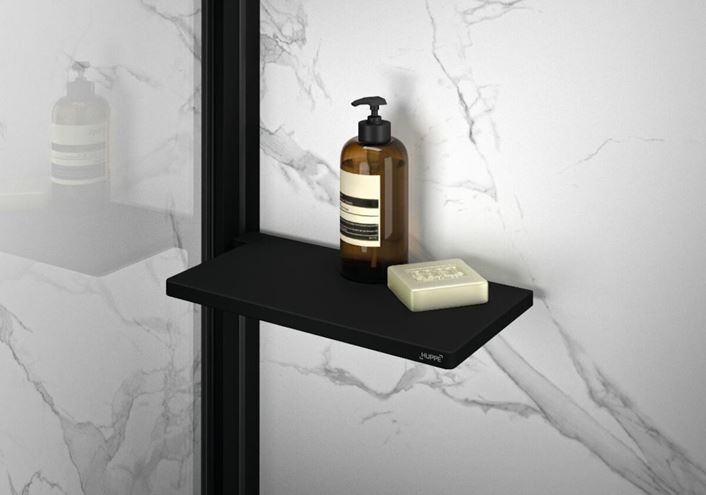 HÜPPE SELECT+ stěna walk-in 110x200 cm, Black Edition/čiré sklo SL0308.123.322 Obrázek - fotka