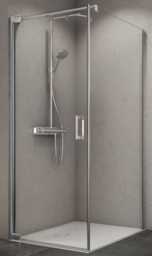 CONCEPT 300 STYLE boční stěna 90x200 cm, aluchrom/čiré sklo CO3PT6P 090 50 07 Obrázek - fotka