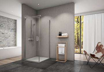CONCEPT 300 STYLE boční stěna 90x200 cm, aluchrom/čiré sklo CO3PT6P 090 50 07 Obrázek - fotka