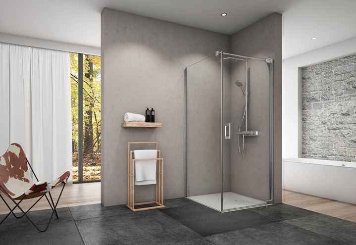 CONCEPT 300 STYLE sprchové dveře 80x200 cm, lítací, pravé, aluchrom/čiré sklo CO3P1C D 080 50 07 Obrázek - fotka