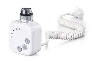 P.M.H. HT2 topná tyč 600W, elektrická, kroucený kabel, s termostatem, bílá lesk