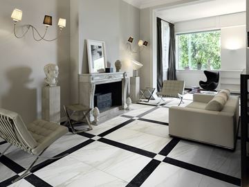 MARAZZI EVOLUTIONMARBLE obklad, 32,5x97,7 cm, lesk reliéf 3D, calacatta oro MHHS Obrázek - fotka