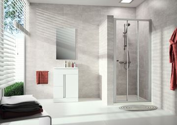 CONCEPT 100 NEW sprchové dveře 80x190 cm, posuvné, bílá/čiré sklo PTA20301.055.322 Obrázek - fotka