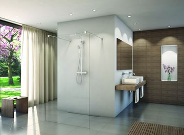 CONCEPT 200 CONFP stěna walk-in 160x200 cm, aluchrom/čiré sklo CONFP1605007 Obrázek - fotka