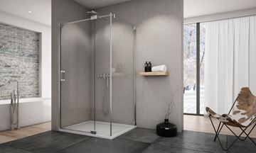 CONCEPT 300 STYLE boční stěna 80x200 cm, aluchrom/čiré sklo CO3PT3P 080 50 07 Obrázek - fotka