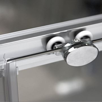 ROTH LEGA LINE LLS2/800 SMONT sprchový kout 80x80 cm, rohový vstup, posuvné dveře, brillant/sklo transparent 554-8000000-00-02 Obrázek - fotka