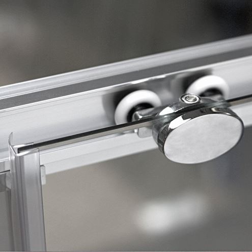 ROTH LEGA LINE LLS2 sprchový kout 120x90 cm, rohový vstup, posuvné dveře, brillant/sklo transparent 554-1209000-00-02 Obrázek - fotka