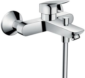 HANSGROHE LOGIS vanová nástěnná baterie, s přepínačem, chrom