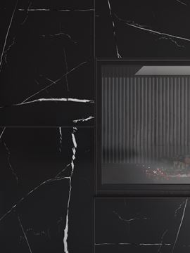 RAKO FLASH obklad 30x90 cm, mat reliéf, černá WARV5333 Obrázek - fotka