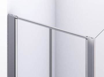 RONAL DIVERA D22T2 sprchové dveře 120x200 cm, lítací, aluchrom/čiré sklo D22T2 120 50 07 Obrázek - fotka