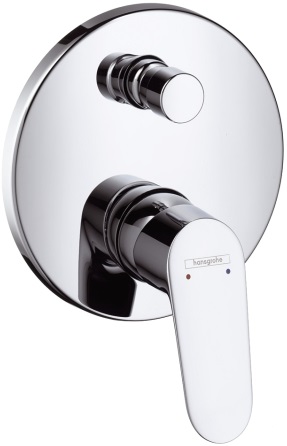 HANSGROHE FOCUS vanová podomítková baterie, s přepínačem, chrom 31945000 Obrázek - Hlavní obrázek