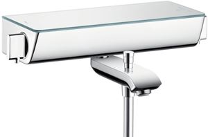 HANSGROHE ECOSTAT SELECT vanová nástěnná termostatická baterie, s přepínačem, chrom