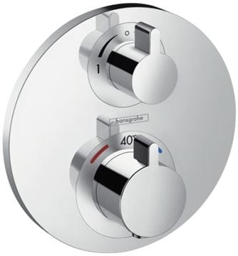 HANSGROHE ECOSTAT S podomítková termostatická baterie, pro 2 spotřebiče, chrom