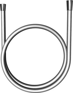 HANSA sprchová hadice 1600 mm, hladká, s ochranou proti překroucení, plast, chrom
