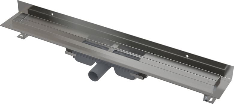 CONCEPT 100 WALL LOW sprchový žlab 950 mm, ke stěně, boční odtok DN 40, bez roštu, PP/nerez ocel ZPC116-950 Obrázek - Hlavní obrázek