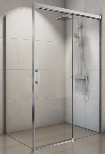 CONCEPT 300 STYLE boční stěna 80x200 cm, aluchrom/čiré sklo CO3ST 080 50 07 Obrázek - fotka