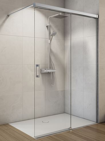 CONCEPT 300 STYLE stěna walk-in 160x200 cm, pravá, aluchrom/čiré sklo CO3W2 D 160 50 07 Obrázek - fotka