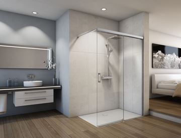 CONCEPT 300 STYLE stěna walk-in 160x200 cm, pravá, aluchrom/čiré sklo CO3W2 D 160 50 07 Obrázek - fotka
