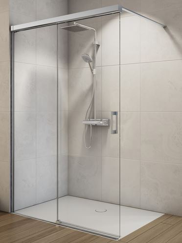 CONCEPT 300 STYLE stěna walk-in 180x200 cm, levá, aluchrom/čiré sklo CO3W2 G 180 50 07 Obrázek - fotka