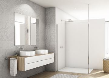 RONAL DIVERA D22WI1V stěna walk-in 120x200 cm, aluchrom/čiré sklo D22WI1V 120 50 07 Obrázek - fotka