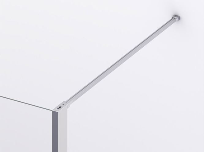 RONAL DIVERA D22WI1V stěna walk-in 100x200 cm, aluchrom/čiré sklo D22WI1H 100 50 07 Obrázek - fotka