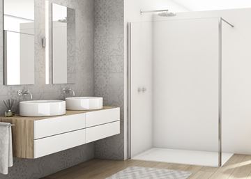 RONAL DIVERA D22WI1V stěna walk-in 100x200 cm, aluchrom/čiré sklo D22WI1H 100 50 07 Obrázek - fotka