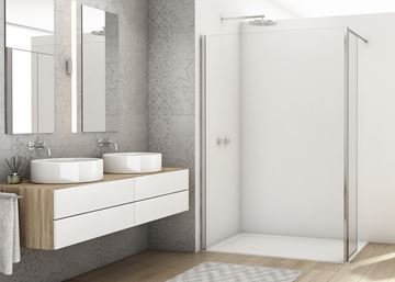 RONAL DIVERA D22WI2 stěna walk-in 100x200 cm, aluchrom/čiré sklo D22WI2 100 50 07 Obrázek - fotka