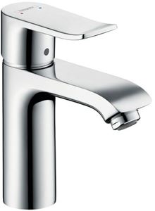 HANSGROHE METRIS umyvadlová stojánková baterie pro beztlakové ohřívače vody, s odtokovou soupravou, EcoSmart, chrom