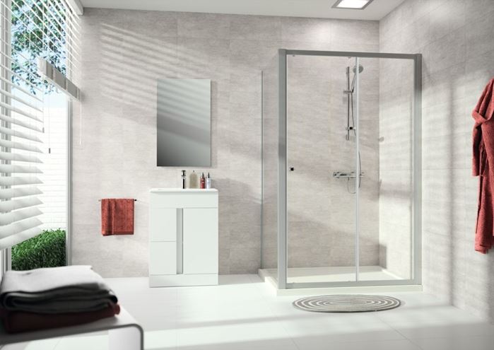 CONCEPT 100 NEW sprchové dveře 120x190 cm, posuvné, bílá/čiré sklo PTA20402.055.322 Obrázek - fotka