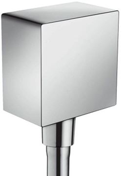 HANSGROHE FIXFIT SQUARE přípojka hadice 64x64mm, se zpětným ventilem, chrom